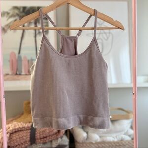 POPFLEX What’s the Scoop Seamless Tank – Smoky Lilac | Size XL